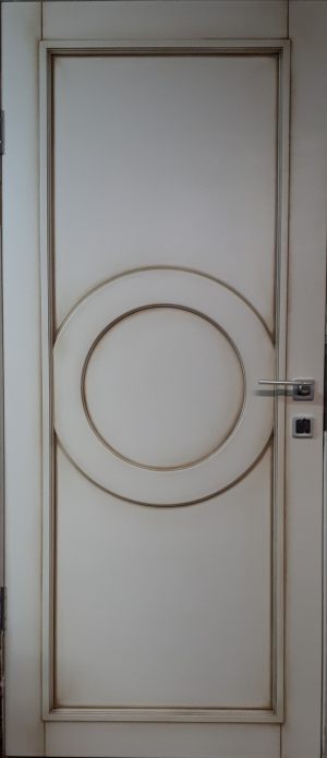 Межкомнатная дверь в профиле массив (эмаль с патиной) Волгодонск